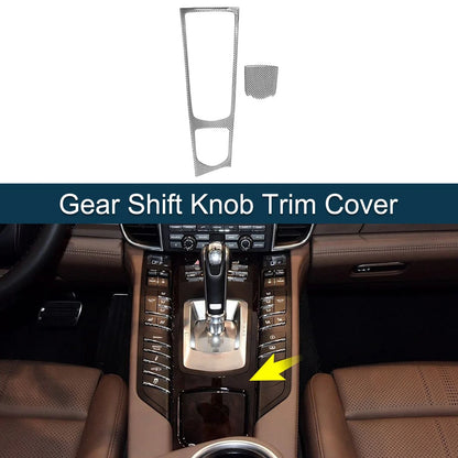 ABS Gear Shift Knob Cover Sticker for Porsche Panamera (2010-2016) 1 Set
