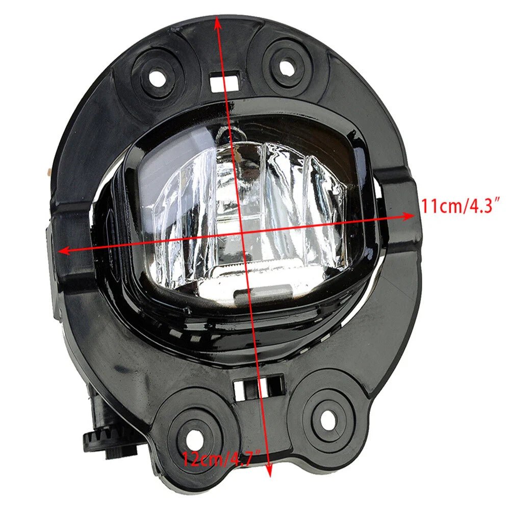 12V LED Fog Light Assembly for 2019-2023 Jeep Cherokee (Driver/Passenger Side)