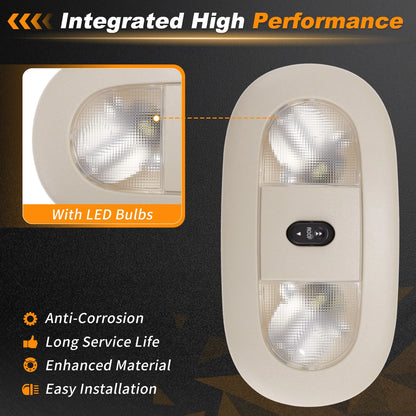 Dome Light Overhead Console for Ford F250 F350 F450 F550 Super Duty (2008–2010)
