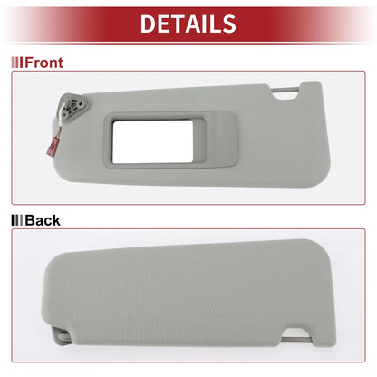 Left Sun Visor for BMW 3 Series E90 E91 (2005-2013) with Mirror