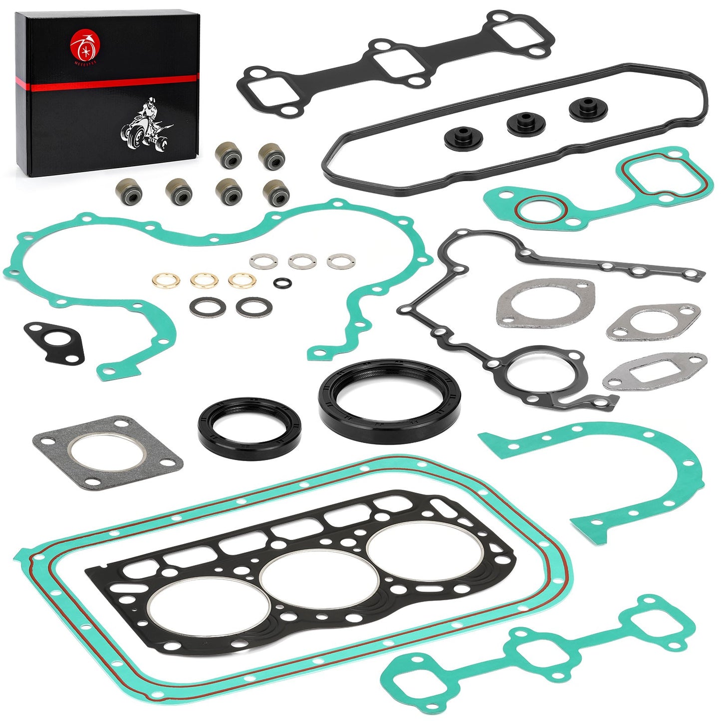 Engine Rebuild Kit with Pistons & Rings for Kawasaki Mule 3010-4010 (Diesel)