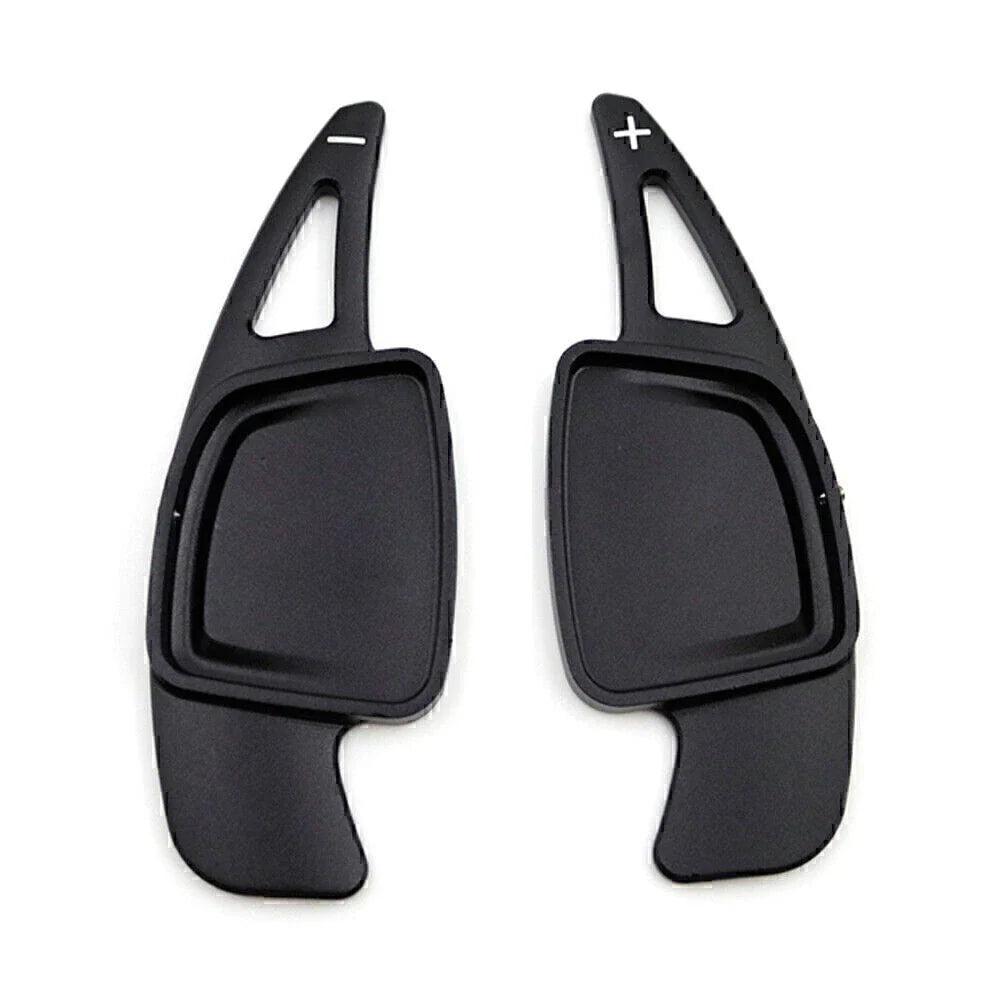 CNC Black Steering Wheel Paddle Shifter Extensions for Audi A6 A7 A8 S4 S5 (2019-2023)