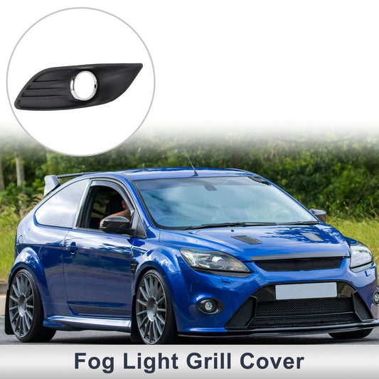 1 Pc Front Right Fog Light Grill for Ford Focus (2009-2012) Black
