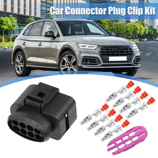 Set of 1 No.8D0973734 8 Way Pin Sealed Female Connector Adapter for VW Audi