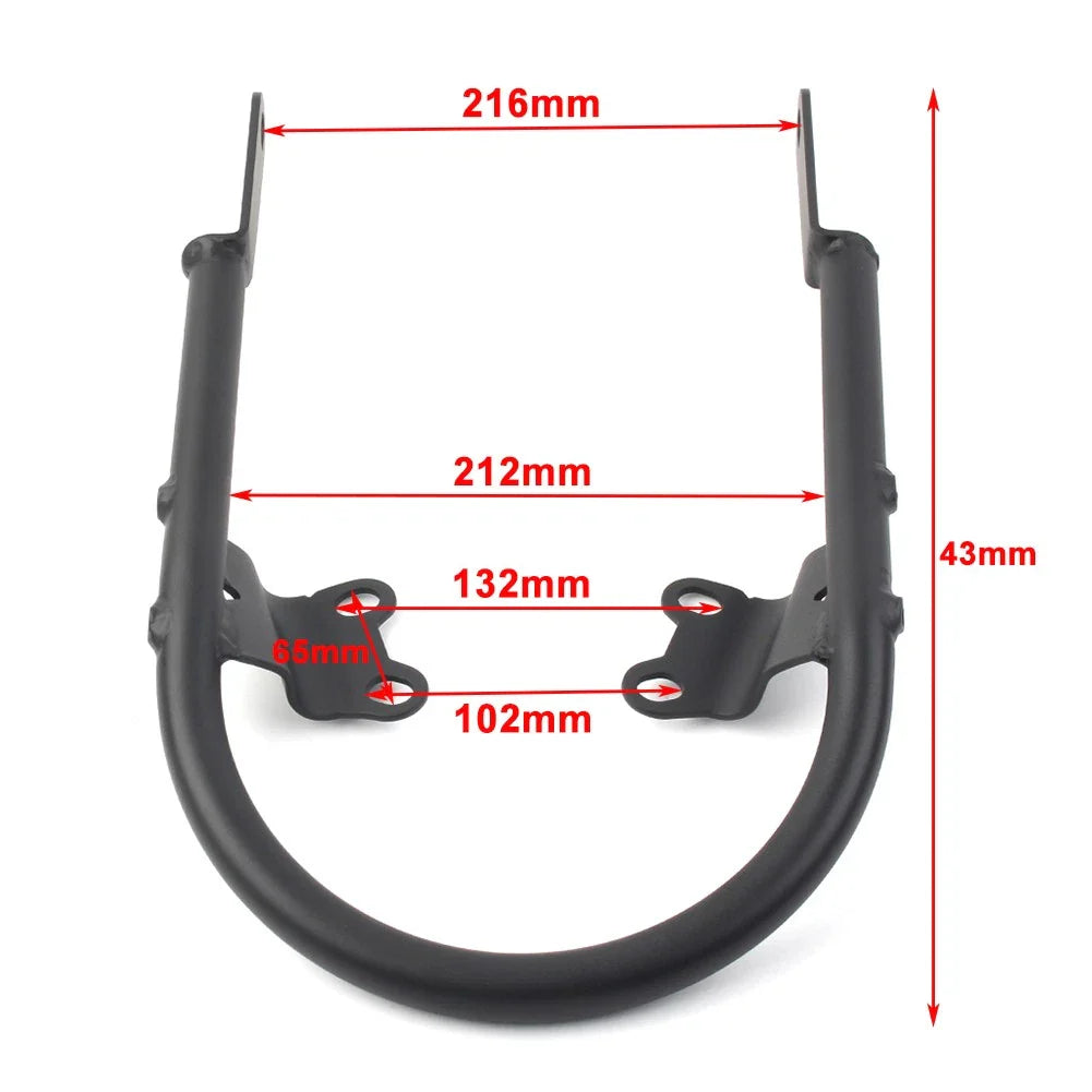 Rear Passenger Grab Rail & Rack Mount for Street Scrambler, Street Twin (2016-21)