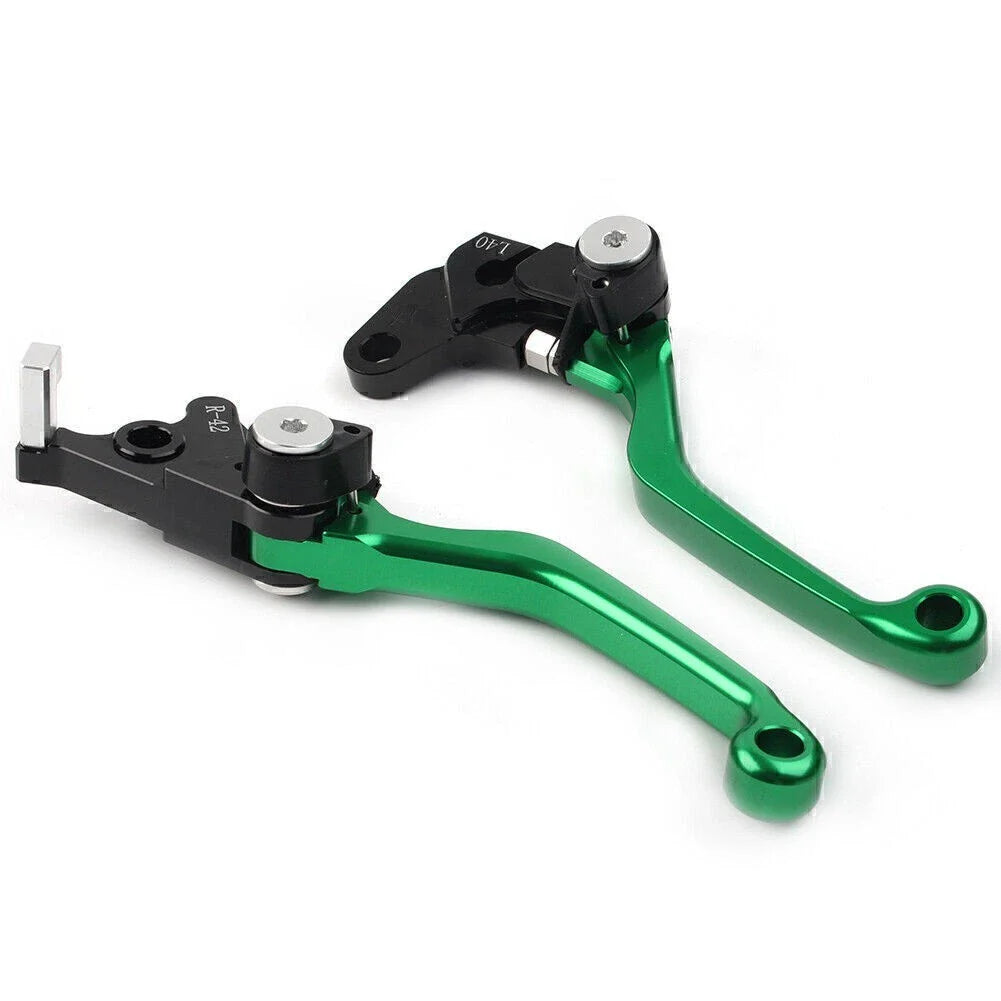 CNC Green Pivot Clutch Brake Levers for Suzuki DRZ400S/SM/E (2000-2022)
