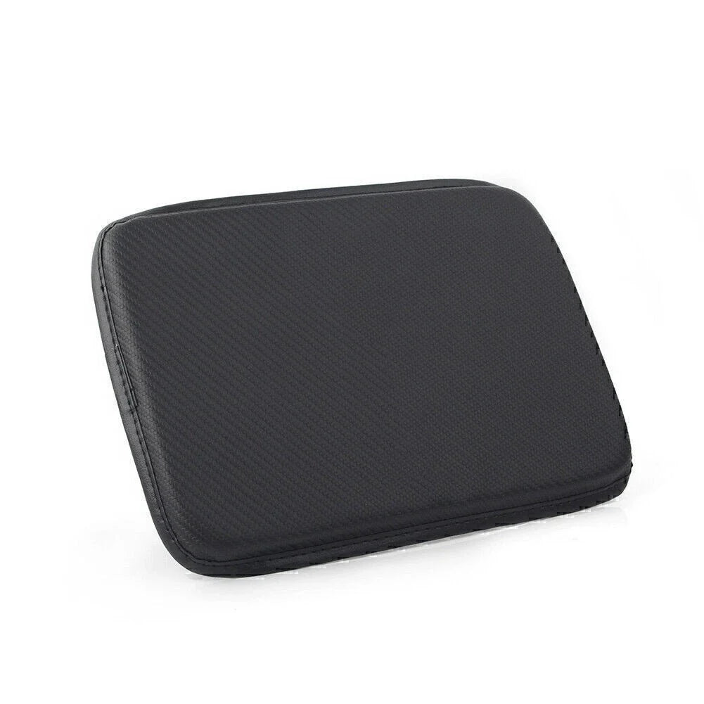 Carbon Fiber Center Console Armrest Cushion Mat Cover for Car