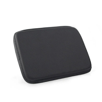 Carbon Fiber Center Console Armrest Cushion Mat Cover for Car