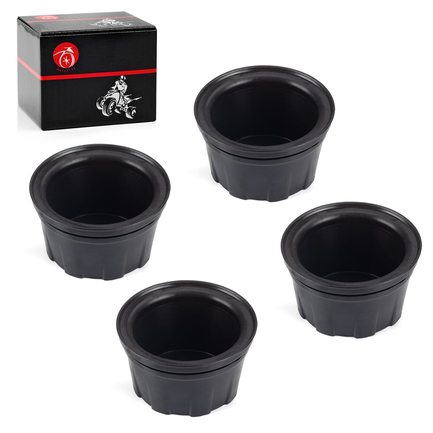 Set of 4 Wheel Center Caps for Honda FourTrax 300 (1988–2000)