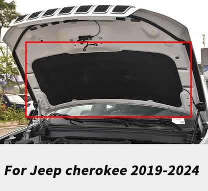 Front Engine Hood Insulation Pad Heat Shield for Jeep Cherokee (2019–2024)