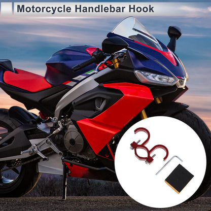 Set of 1 Arc Aluminum Alloy Motorcycle Hanging Hook for Universal Use