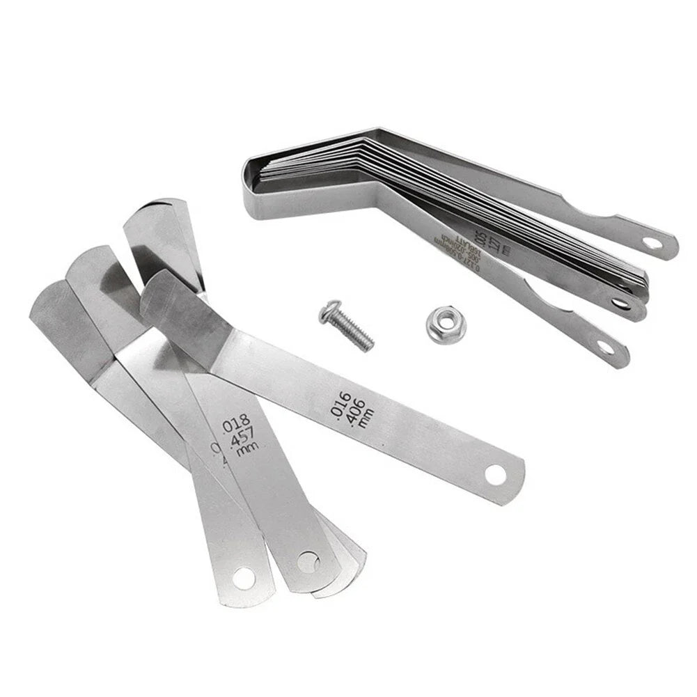 Valve Adjustment Stainless Steel Motorcycle Feeler Gauge for All Makes