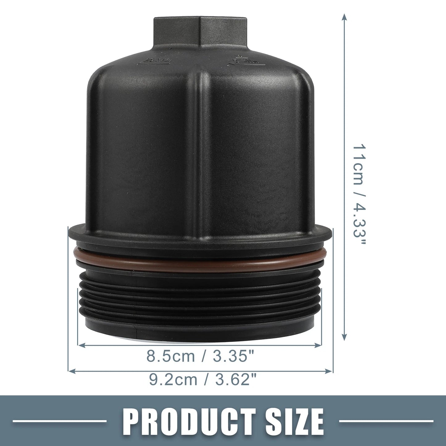 Engine Oil Filter Housing Cap 079115433C for Audi S6 S7 S8 (2013–2018)