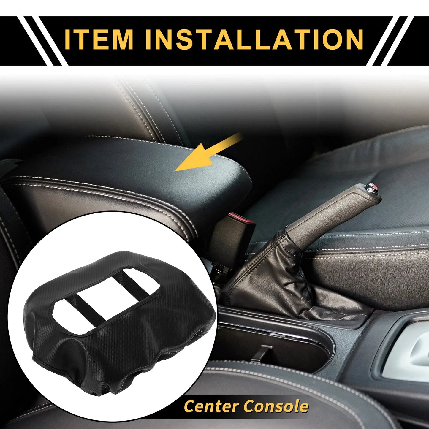 Center Console Lid Armrest Cover for Chevrolet Silverado 1500 (2007-2013)