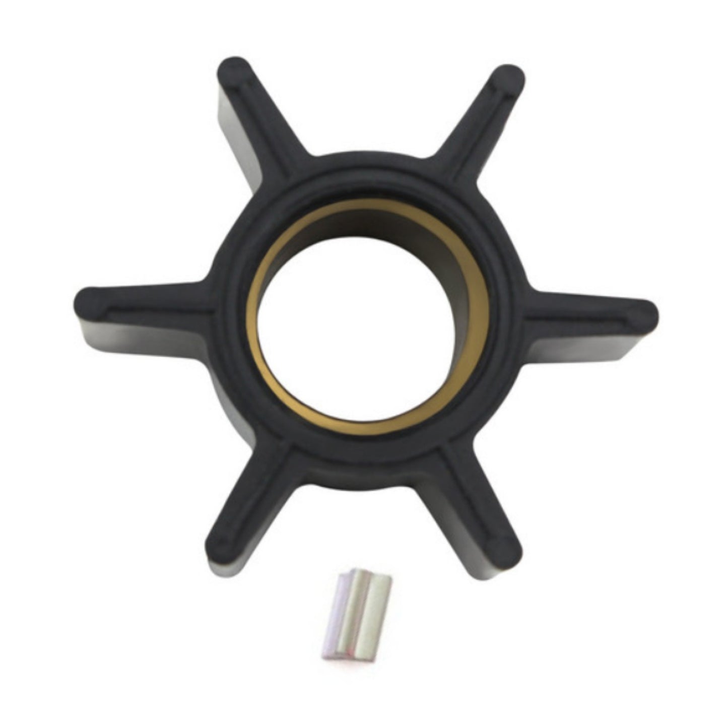 Water Pump Impeller & Key for Mercury Outboards (3.5hp–6hp)