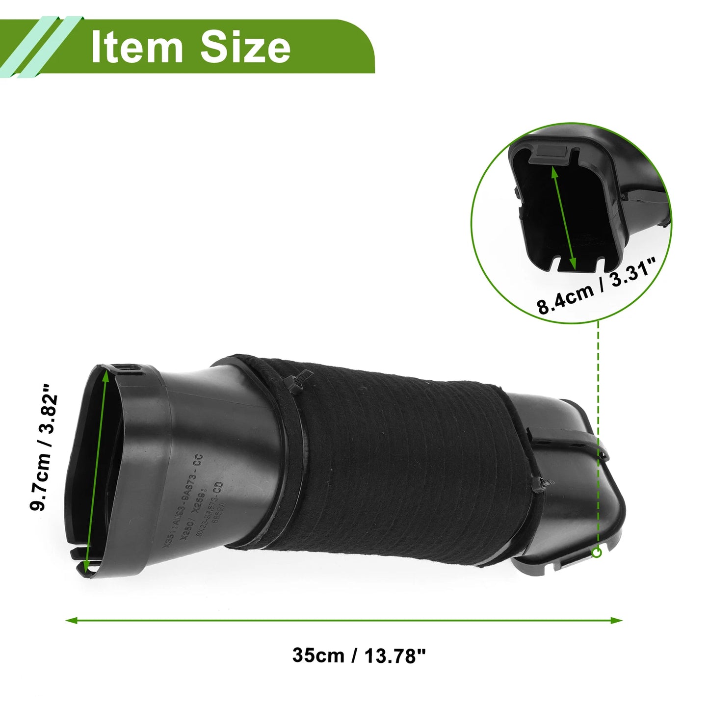 Air Filter Tube for Jaguar XF X250, XJ X351 (2008–2019) C2Z28985