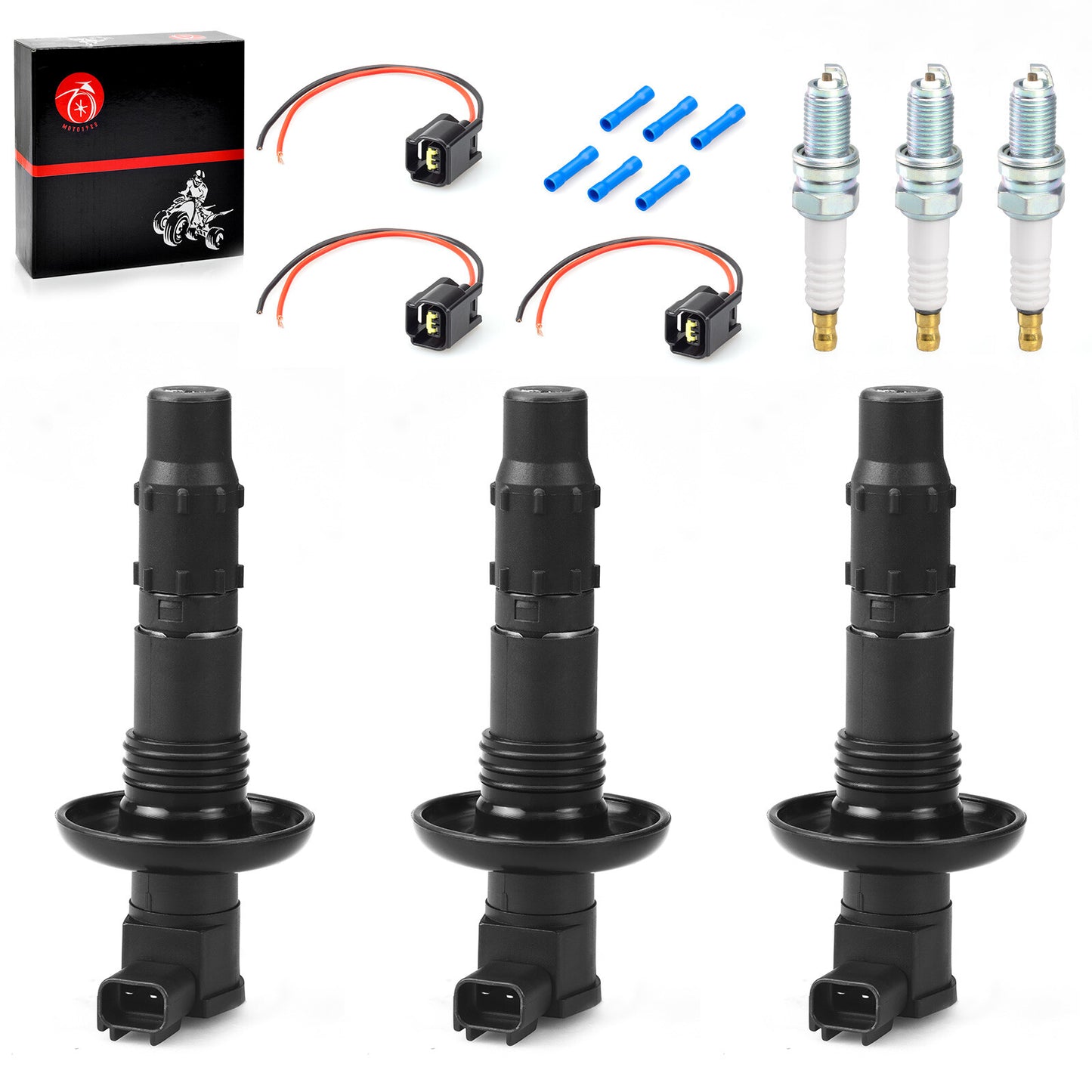 Ignition Coil & Spark Plug for Sea Doo RXT RXP GTX GTR GTI (2002–2023)