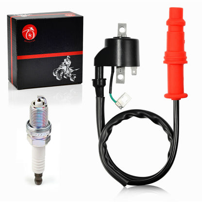 Ignition Coil & Spark Plug for Polaris Sportsman 500 4X4 HO 6x6 (1996–2002)