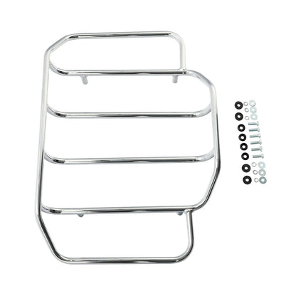 Chrome Luggage Top Rack for Harley Touring Road King Street Glide (2009-2023)