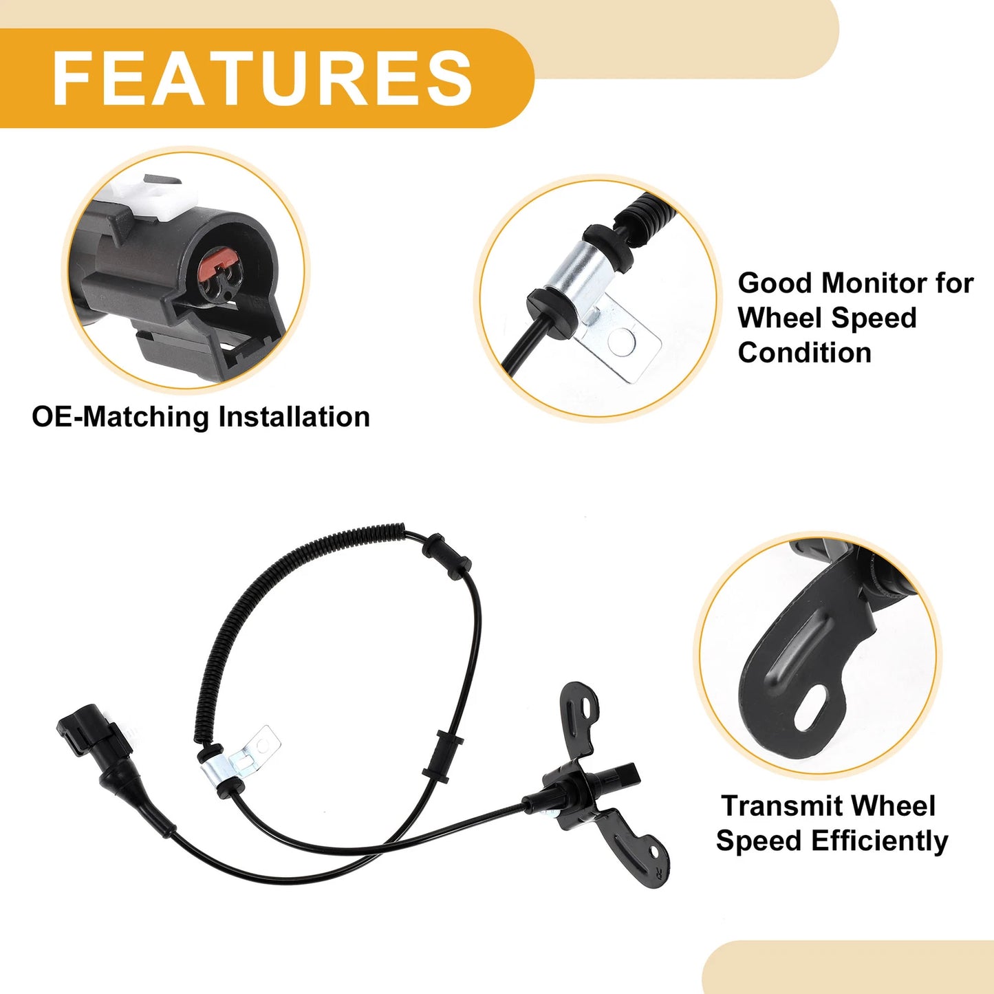 ABS Wheel Speed Sensor No. 8C2Z2C204AR for Ford E-150 (2004–2014)
