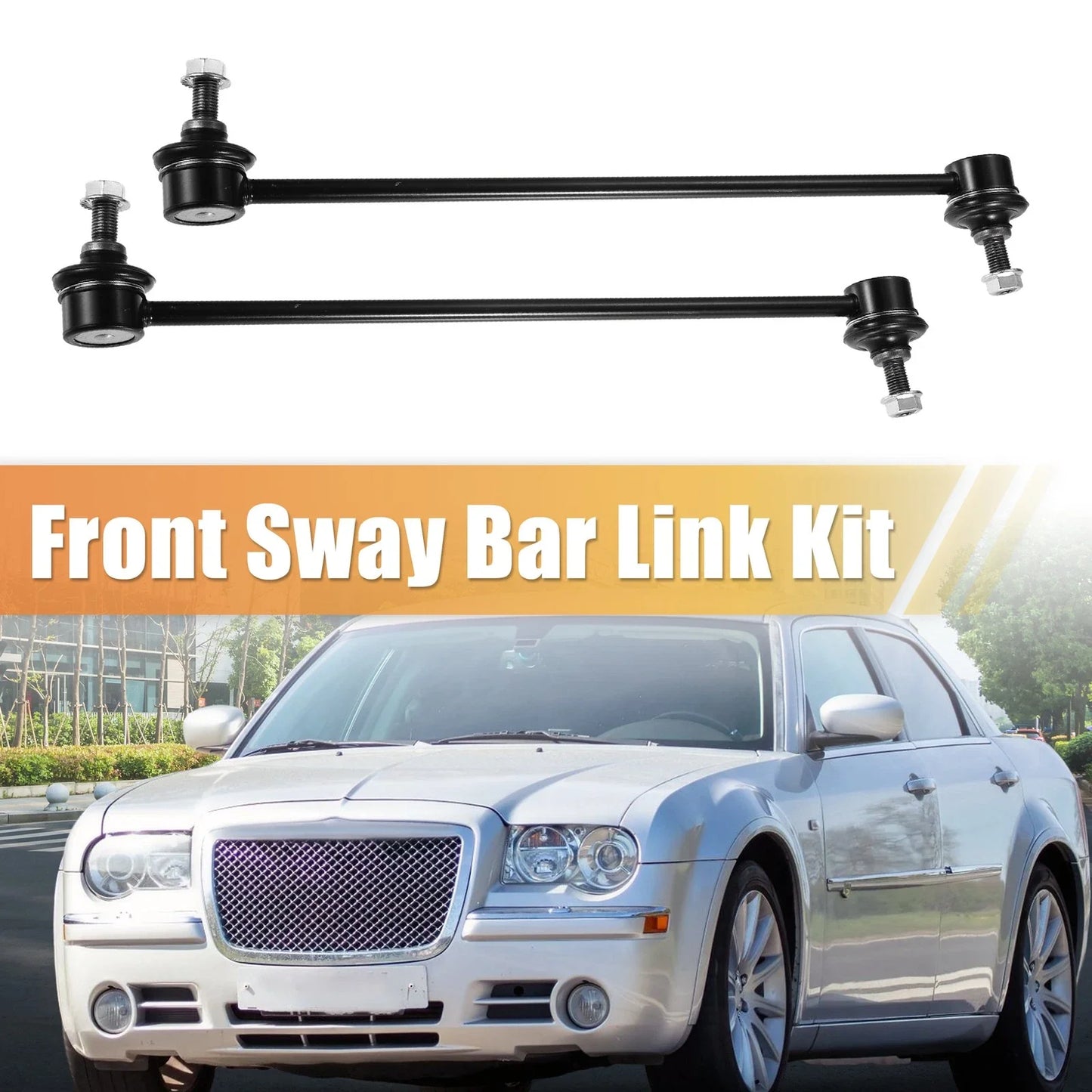 2 x Front Rear Sway Bar Links for Honda Civic (2016-2019)