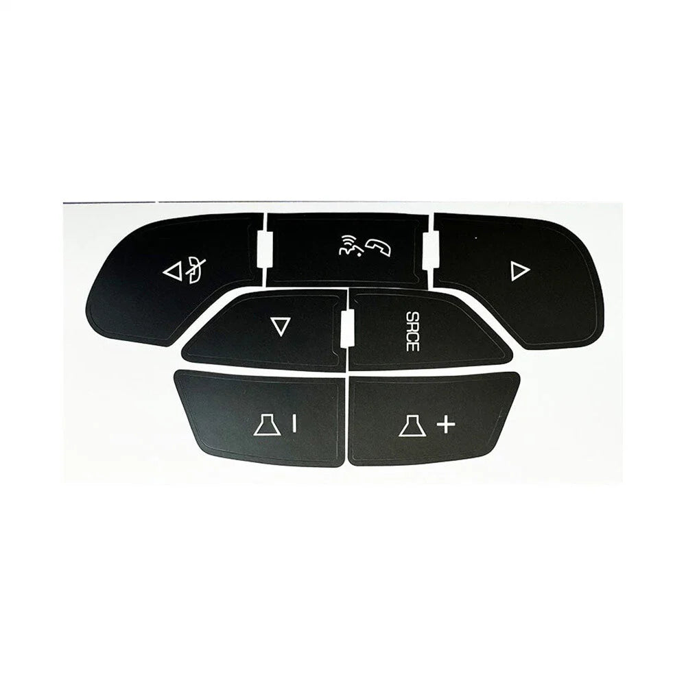 Steering Wheel Navigation Radio Button Sticker for Chevrolet Silverado (2007-2013)