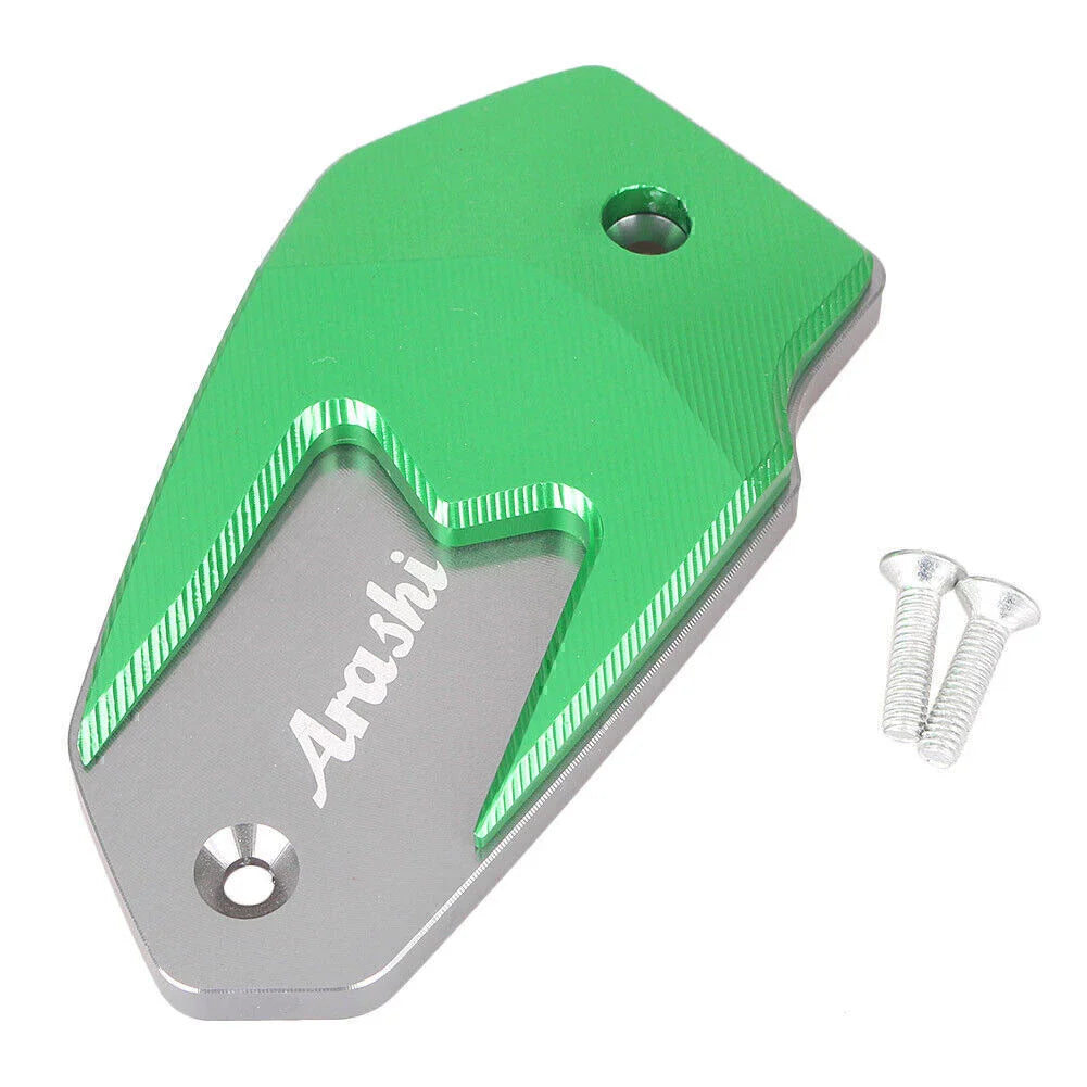 Green CNC Front Brake Fluid Reservoir Cover for Kawasaki Z800 (2013-2016)