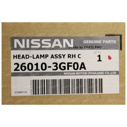 Genuine Non-Xenon Headlight for Nissan Pulsar C12 Hatch Right