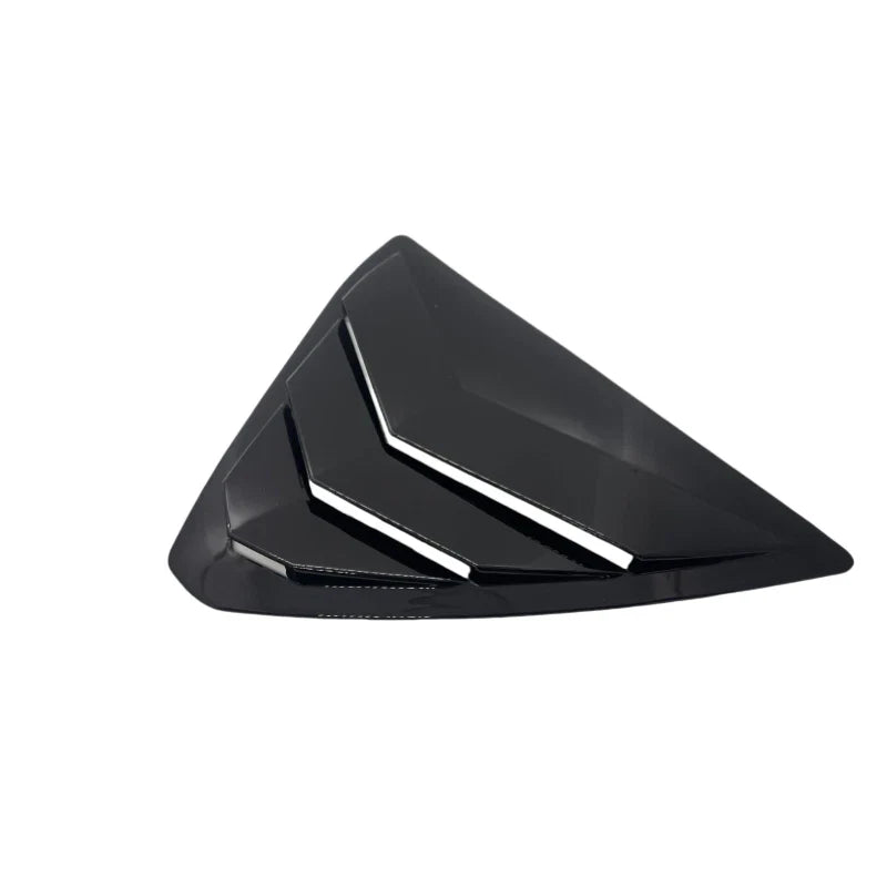 Matte Black Rear Side Window Shutters Louvers Trim for Mazda CX-5 (2017–2021)