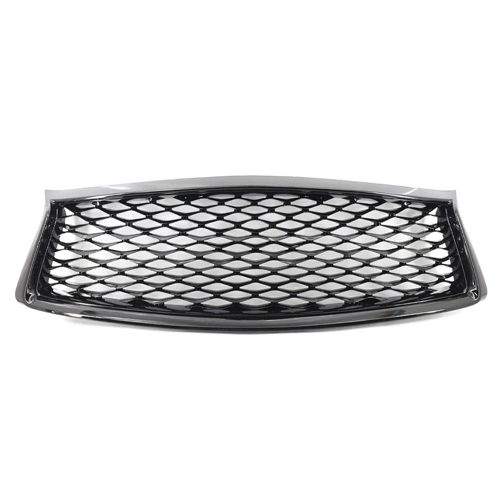 Honeycomb Front Bumper Upper Mesh Grille Black for Infiniti Q50 (2018-2023)