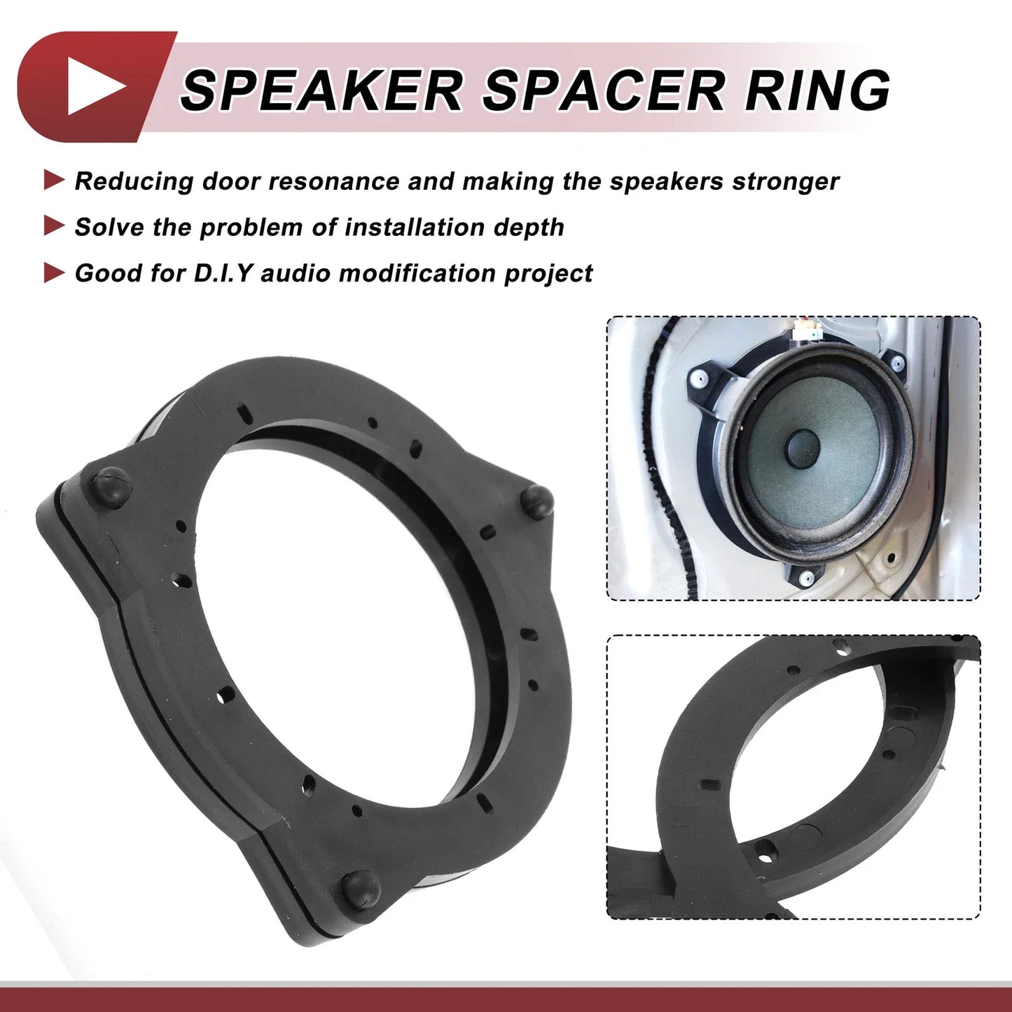 Speaker Spacer Ring Adaptor 6.5" Front Doors for BMW 230i (2017-2021)
