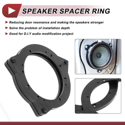 Speaker Spacer Ring Adaptor 6.5" Front Doors for BMW 230i (2017-2021)