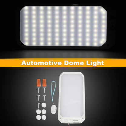 1Pc 198 Lamp Beads Car Interior Lighting for Universal Vehicles