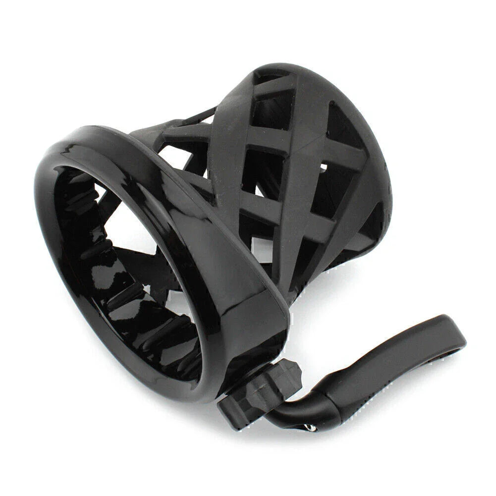 Black Cup Holder Drink w/Basket Mount for BMW R18 (2020-2023)