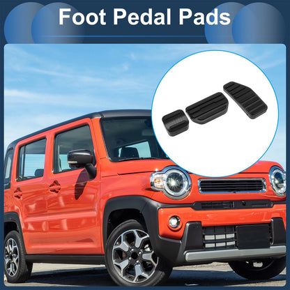 3Pcs Foot Accelerator Pedal Covers for Suzuki Hustler MR52S (2014–2023)