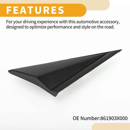 Front Right Side Pillar Corner Triangle Trim for Hyundai Elantra (2011–2013)