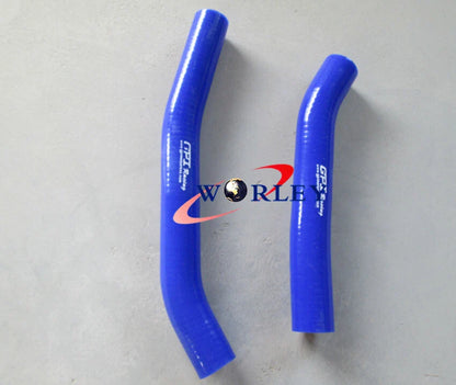 Aluminum Radiator + Blue Silicone Hose for Suzuki LTR450 (2006-2009)