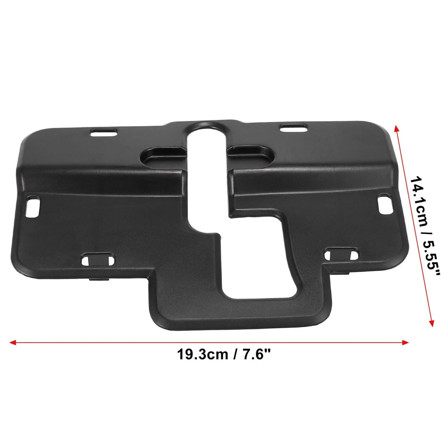 Black Hood Lock Bolt Cover Trim for Dodge Charger (2011-2020)