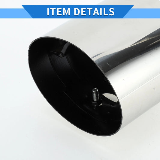 1 Pc Slant Cut Exhaust Tip 4.7" Inlet for Honda Accord (2008-2012)