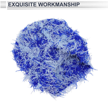 Cycling Hat for Universal Fit (25x22cm) - Blue Acrylic Fabric (1 Pc)