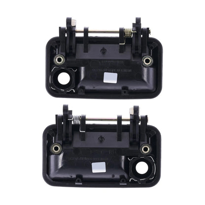 Set of 4 Outer Door Handles for Suzuki Swift (1989–1999) Black