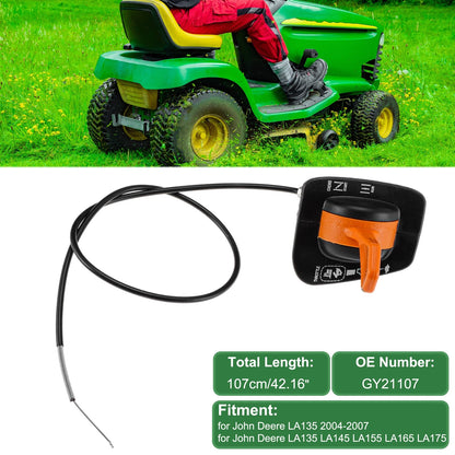 Throttle Cable for John Deere LA135 (2004–2007) GY21107