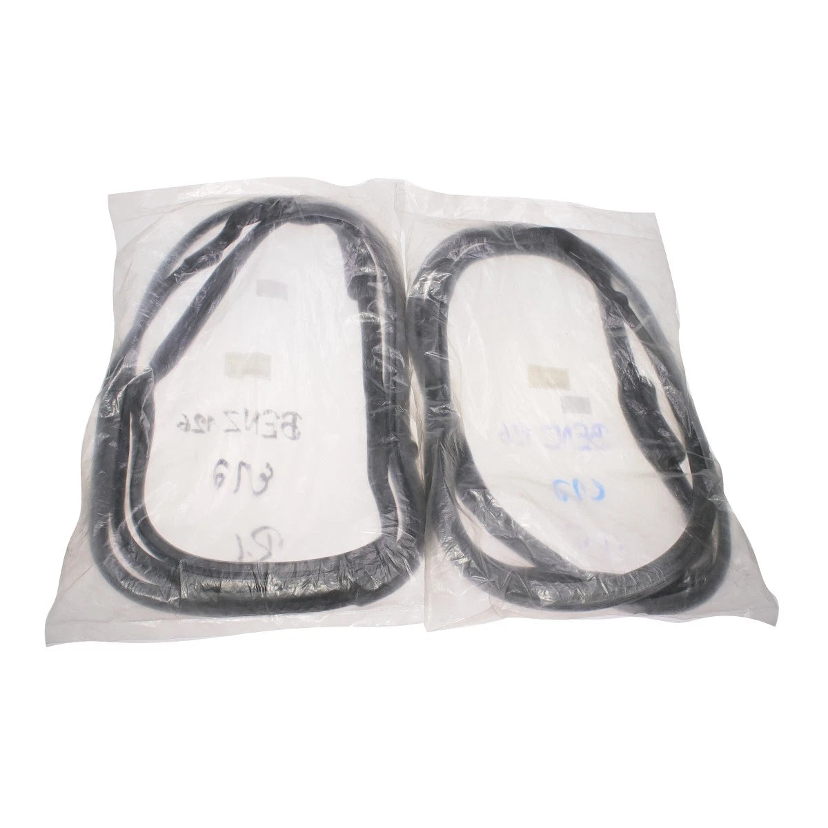 Set of 4 Rear Door Weatherstrips for Mercedes-Benz W126 Sedan (1979–1991)