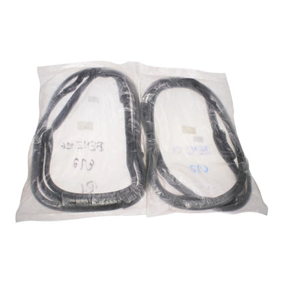 Set of 4 Rear Door Weatherstrips for Mercedes-Benz W126 Sedan (1979–1991)