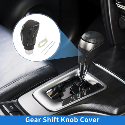 Gear Shift Knob Cover for Toyota Camry (2018–2023) Black Carbon Fiber