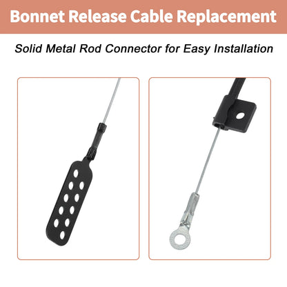 Hood Release Lateral Cable Latch for Chevy Corvette C3 (1978–1982) No.41787