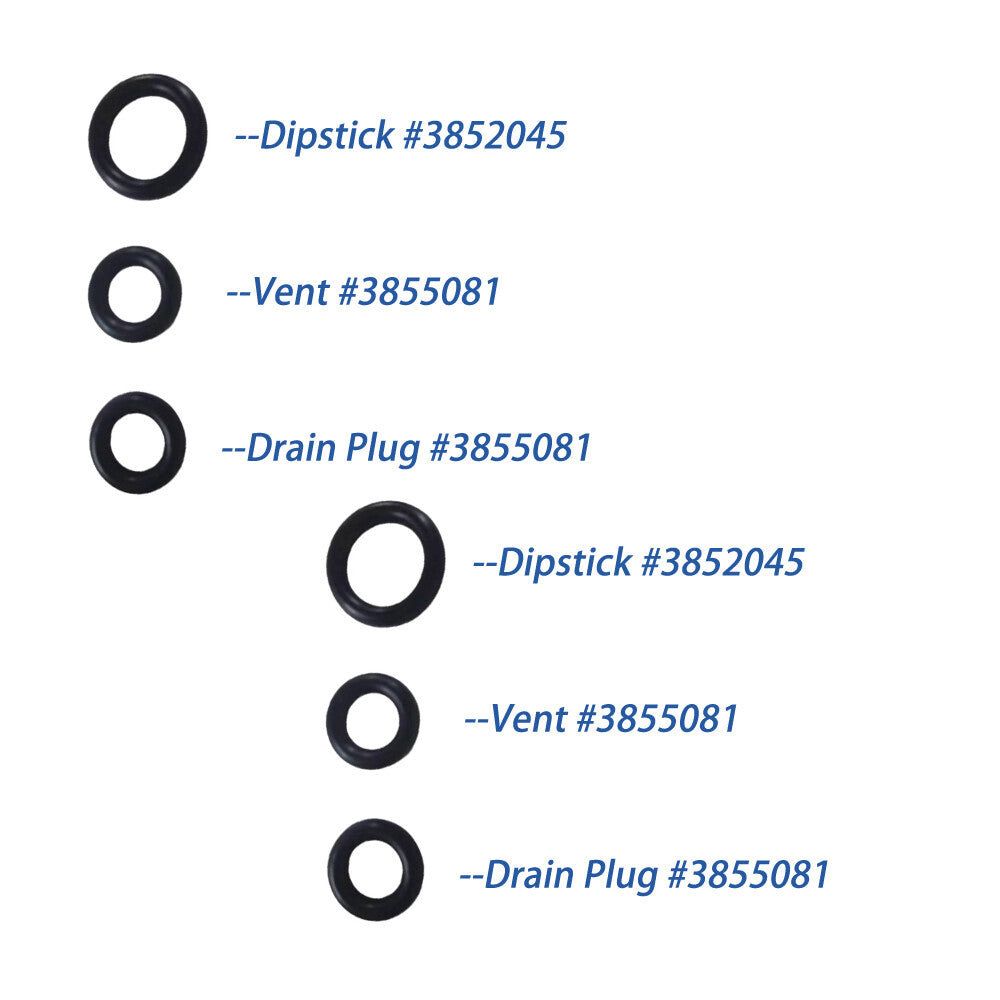 2 O-Ring Set for Volvo Penta Outdrive SX-M