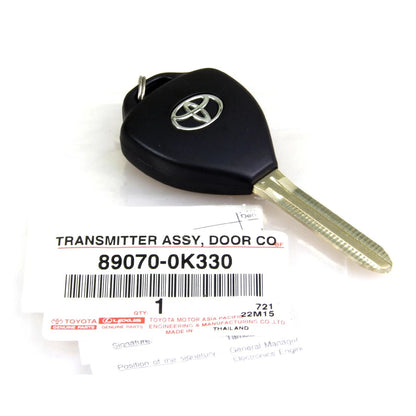 Set of 2 Remote Key Fobs for Toyota Hilux MK6 SR5 Vigo (2004–2011)