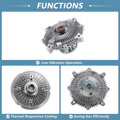 Engine Cooling Fan Clutch for Chevrolet Astro 2500 L4 2.5L (1996–2005) No.89000131