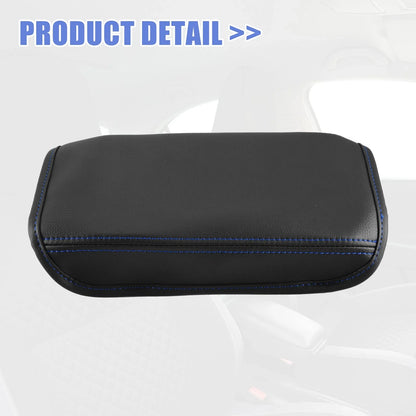 Center Console Armrest Cover for Hyundai Tucson (2021-2023) - Blue Line Black
